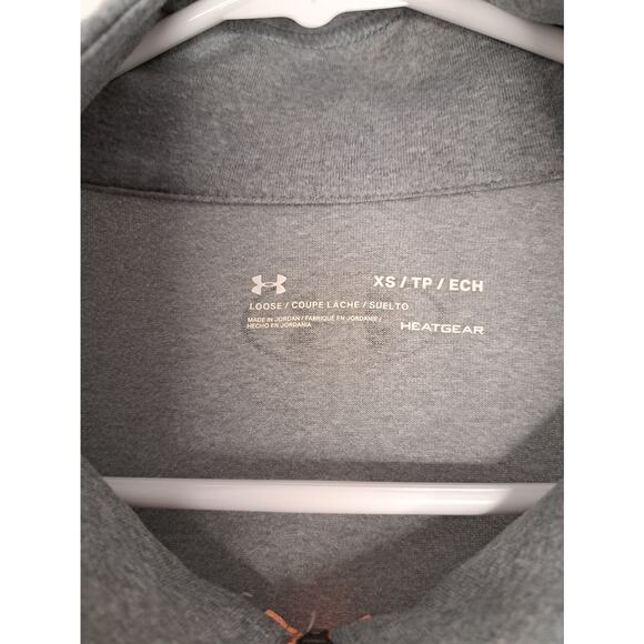 Under Armour Womens Jacket Size XS Gray Orange Sporty Running Workout - Picture 7 of 9